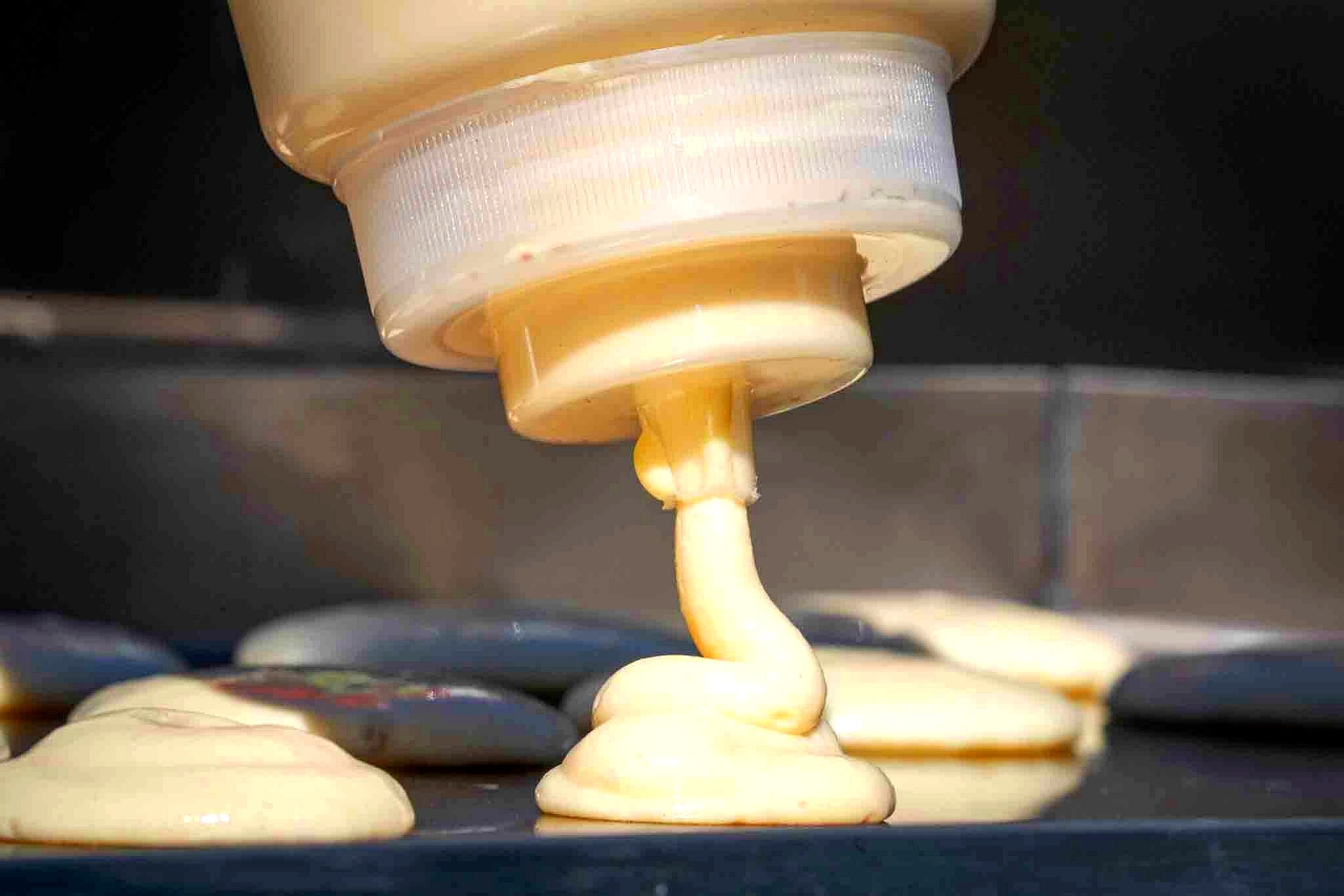 Pancakes en cuisson